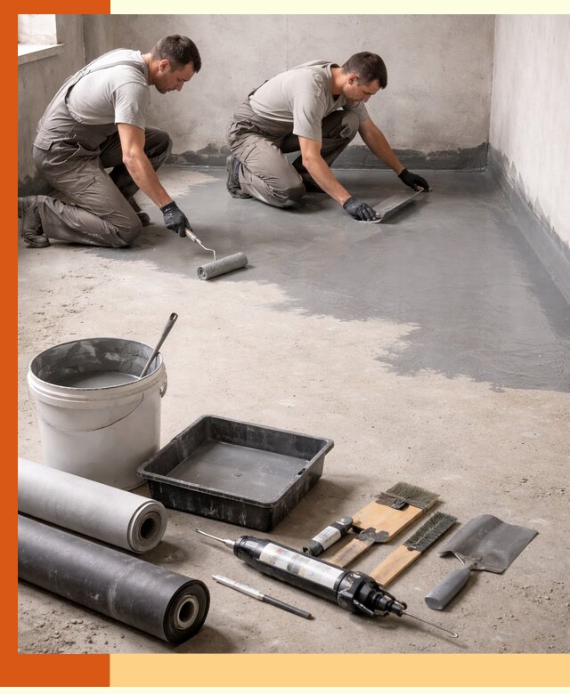 Гидроизоляция пола в Обнинске — надежная защита от влаги и протечек