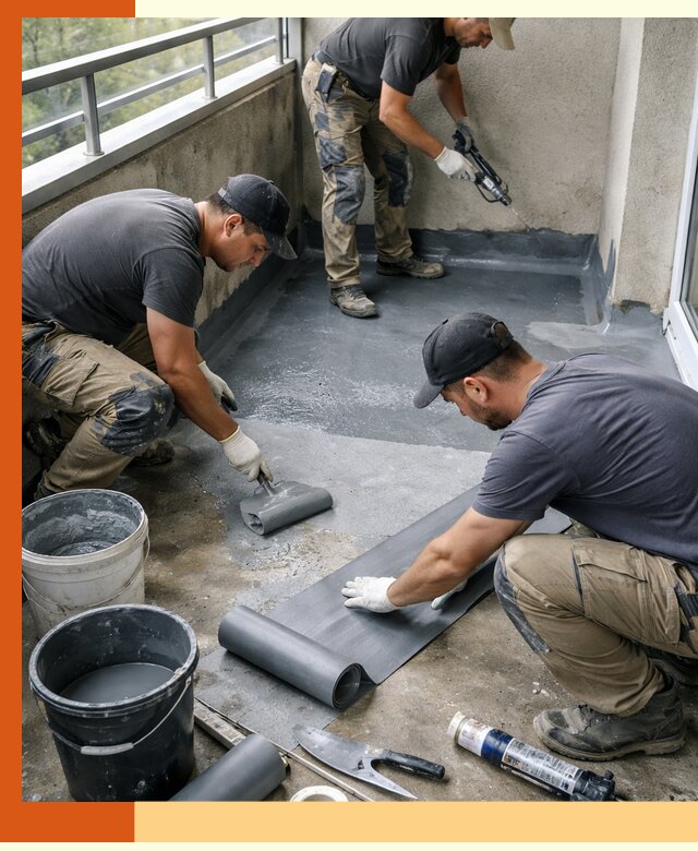 Гидроизоляция балкона в Обнинске: надежная защита от протечек