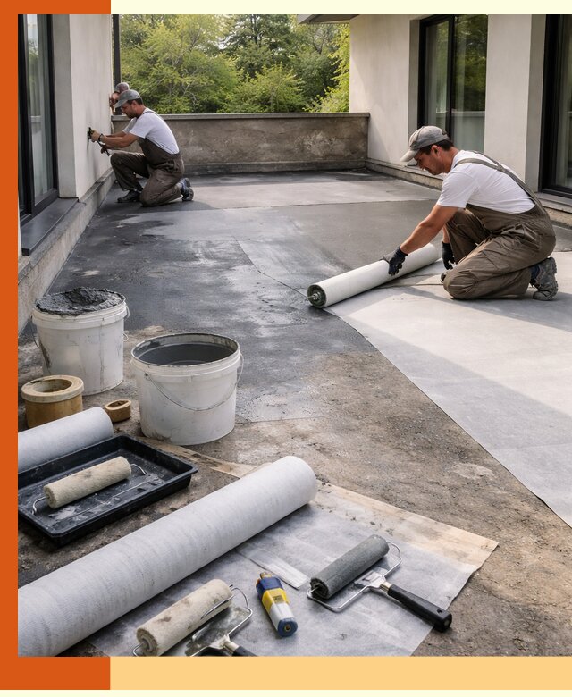 Гидроизоляция террасы в Обнинске — надежная защита от влаги и протечек