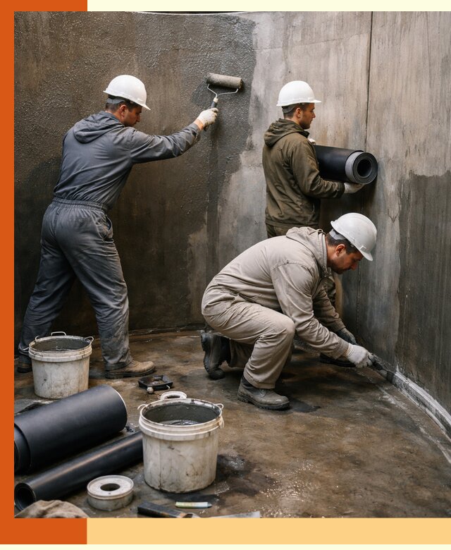 Гидроизоляция резервуара профессионально в Обнинске