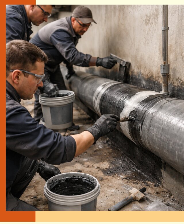 Гидроизоляция труб в Обнинске — защита и герметизация коммуникаций