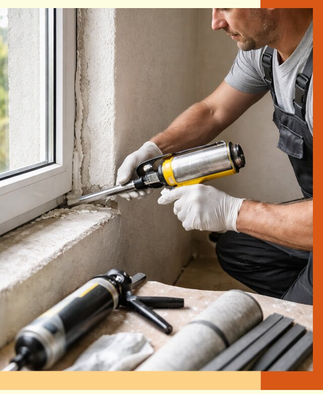 Герметизация стыков и примыканий в Обнинске от 1218 руб. под ключ | ТепломастерБнн