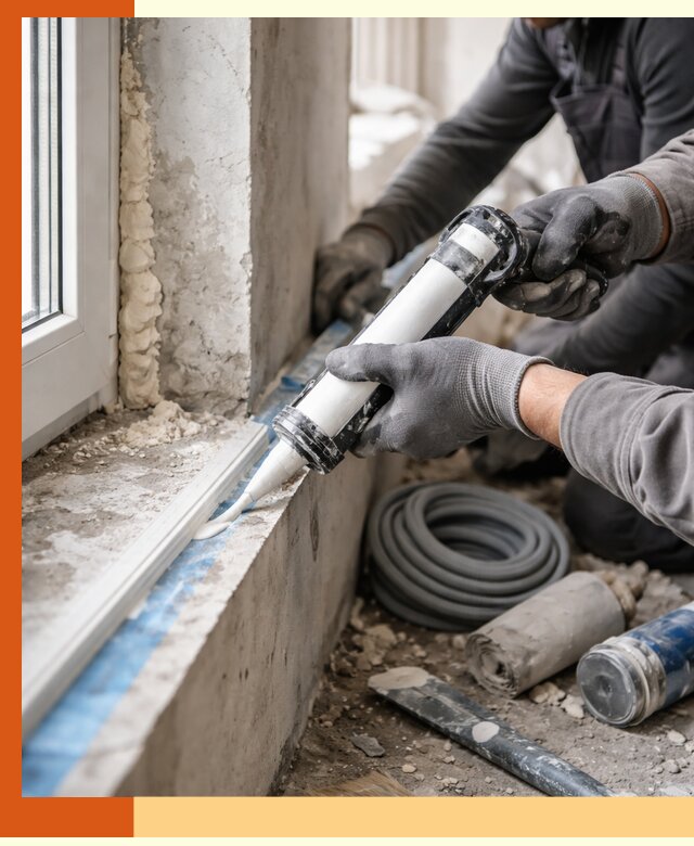 Герметизация стыков и примыканий зданий в Обнинске